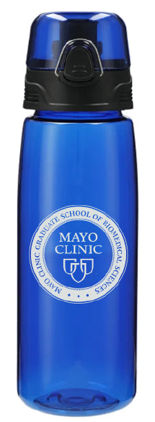 Water bottle, school logo