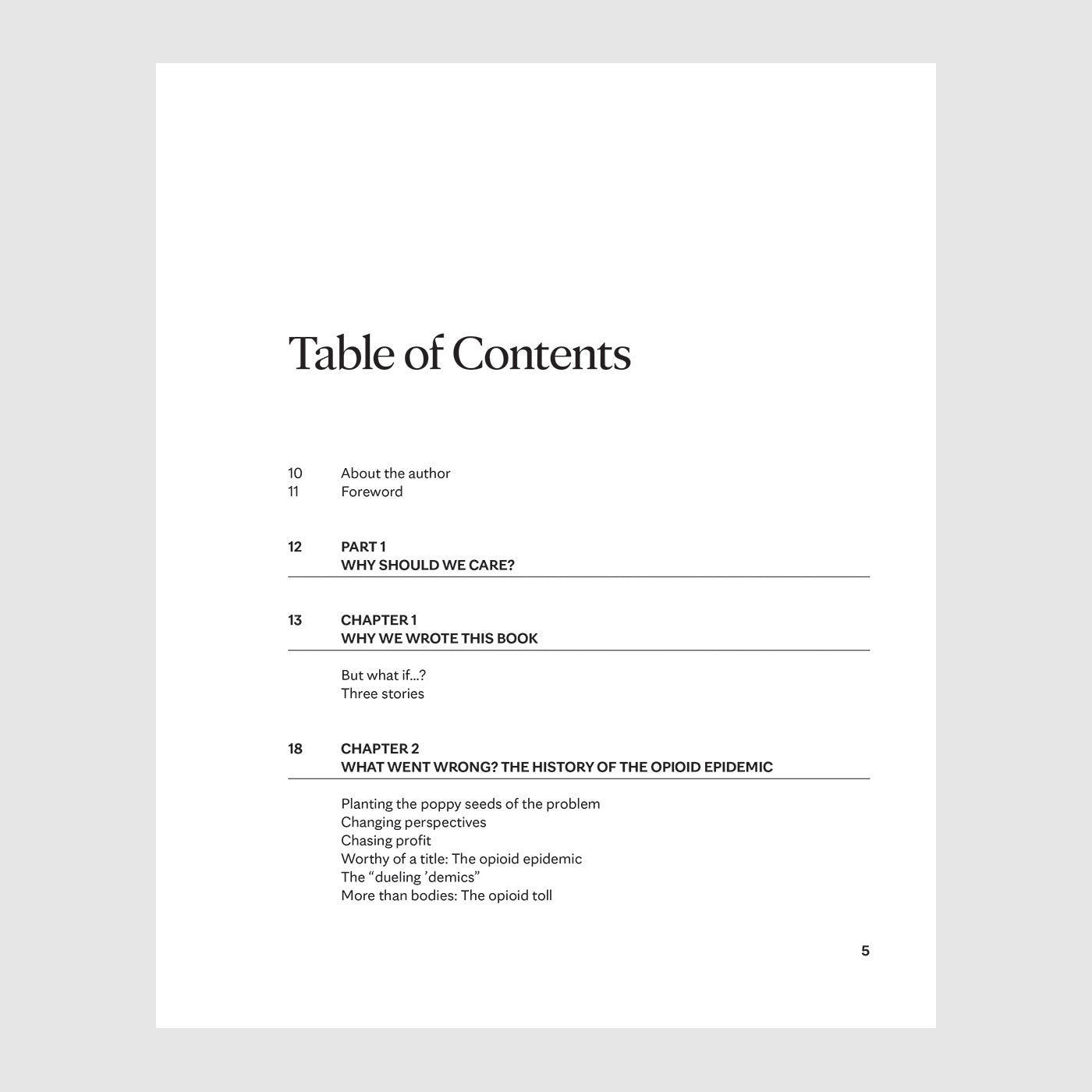 Book, Ending the Crisis