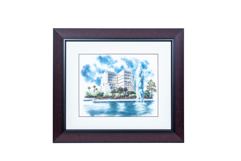 Watercolor framed prints