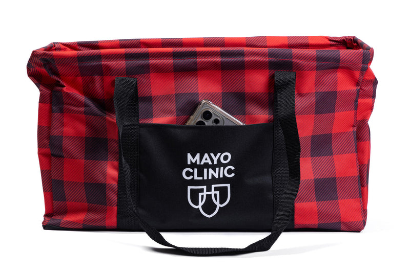 Tote, plaid