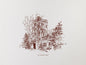 Sketches, unframed prints