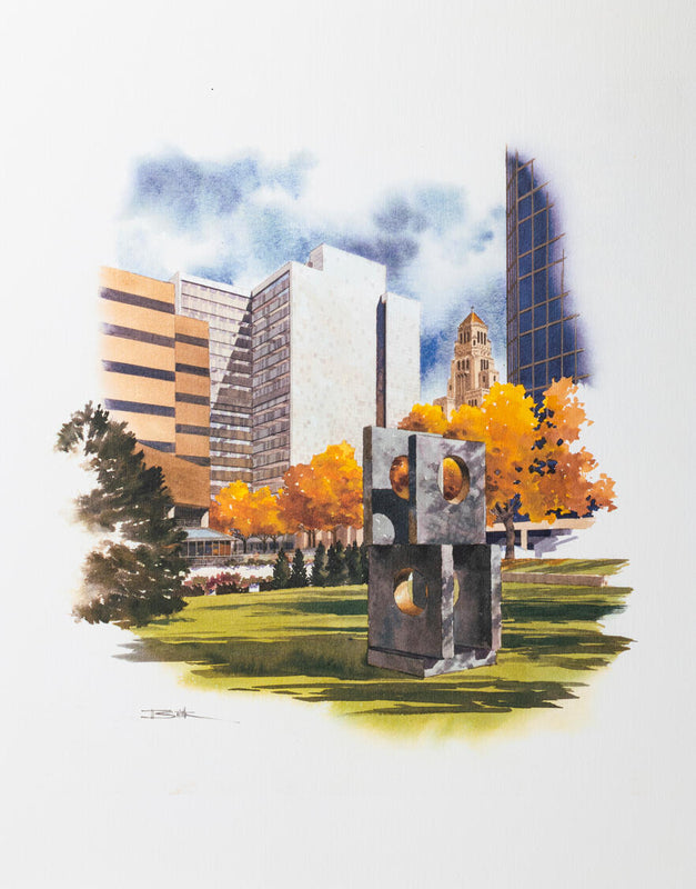 Watercolor prints, unframed