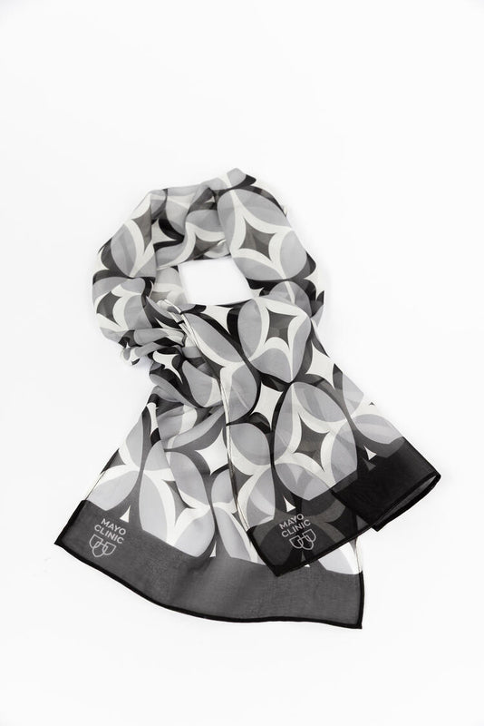 Scarves , imprinted Mayo Clinic logo