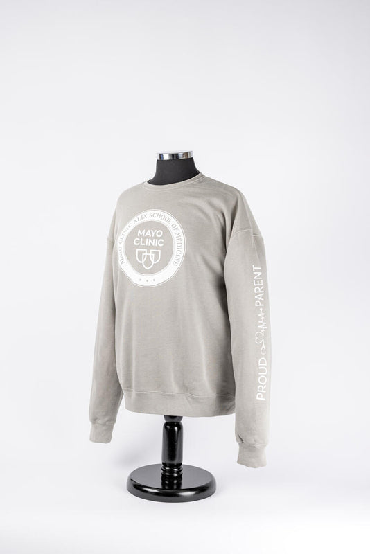 Proud Parent crewneck sweatshirt, MCASOM