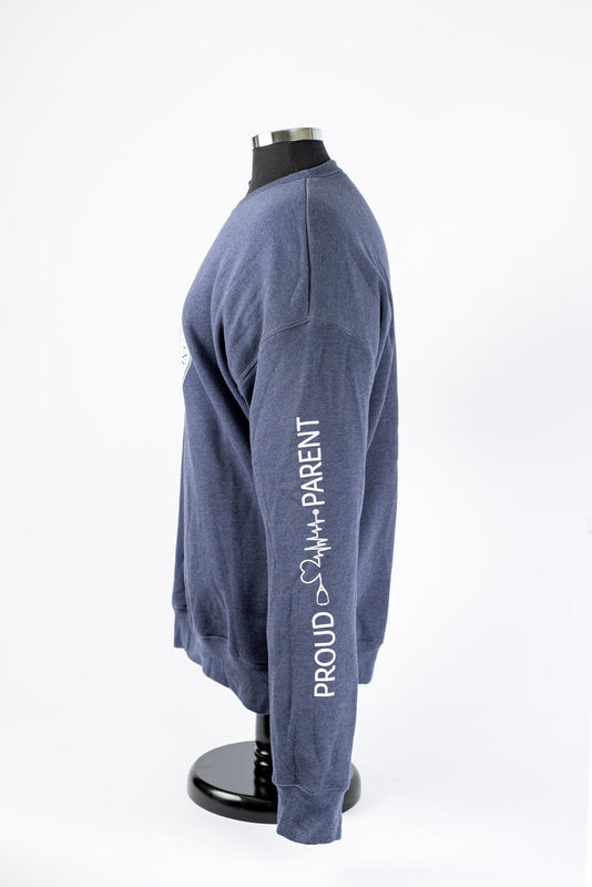 Proud Parent crewneck sweatshirt, MCASOM