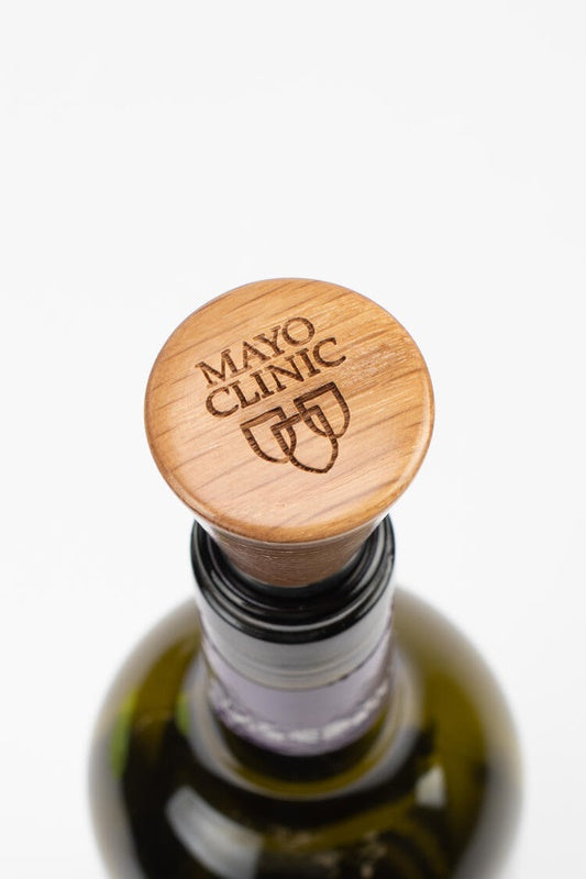 Mayo Heritage wood bottle stopper
