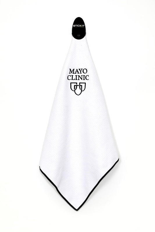 Mayo Clinic branded golf towel