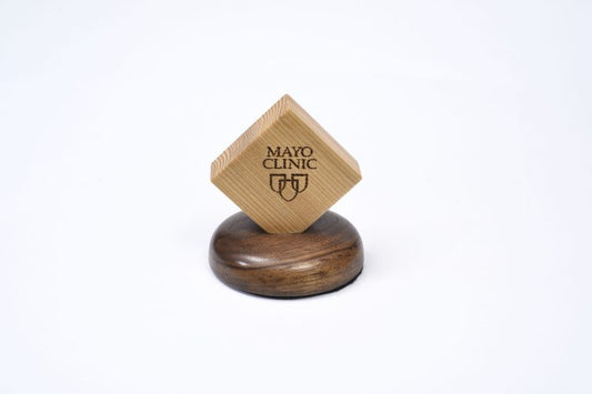 Hemlock and Walnut Paperweight