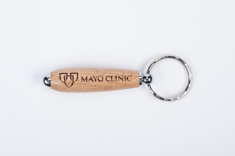 Mayo heritage wood key ring