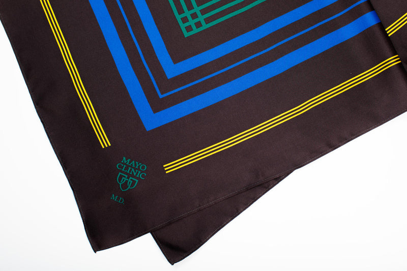 Scarves , imprinted Mayo Clinic logo